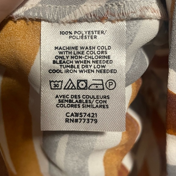 Ann Taylor Zebra Print Peplum Top - Picture 3 of 3